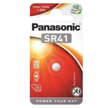 Panasonic SR41 bat(1.55B) Silver Oxide 1шт (SR-41EL/1B): undefined undefined