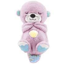 Мягкая игрушка ночник Bambi Дышащая выдра pink (2284-25 pink): Особенности звуковое сопровождение
