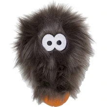 Игрушка для собак West Paw Rosebud Pewter Fur Пищалка Роузбуд пушистый Серебристо-коричневый 17 см (DD005PEW): Производитель West Paw