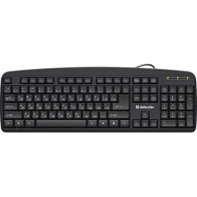 Клавиатура Defender Office HB-910 RU (45910): Подключение проводное