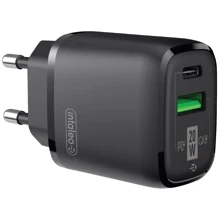 Зарядний пристрій Intaleo Wall Charger USB+USB-C 20W Black (TCGQPD220): Особливості USB-C, Быстрая зарядка