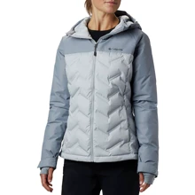Пуховик Columbia Grand Trek Down Jacket 1859641-031 44 сірий зимовий з капюшоном: Сезон Зима