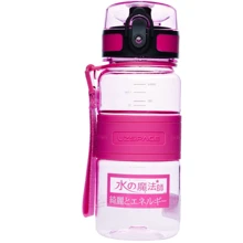 Пляшка для води UZspace Magic Ion 350мл, Рожевий (5022): Виробник UZspace
