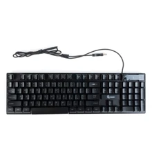 Клавиатура COBRA GK-103 Ukr Black: Подключение проводное