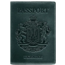 Обложка для паспорта BlankNote зеленая (BN-OP-UA-iz): Пол Унисекс