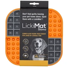 Килимок для повільного годування Licki Mat Slomo Orange для собак (9349785000296): Тип Лизательные коврики