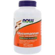 NOW Foods Glucomannan 575 mg, 180 caps: Форма выпуска Капсулы