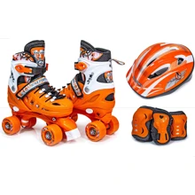 Комплект квадов с защитой Scale Sport. Orange (размер 34-37) 1796946611: Цвет оранжевый