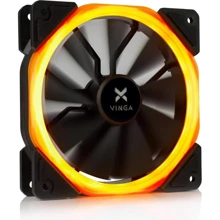 Кулер Vinga LED fan-01 orange: Уровень шума, dB 22
