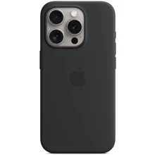 Чехол для iPhone Apple for iPhone 15 Pro Max Silicone Case with MagSafe Black (MT1M3) : Цвет черный