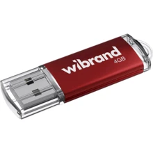 USB-флешка Wibrand 4GB Cougar USB 2.0 Red (WI2.0/CU4P1R): Стандарт USB USB 2.0