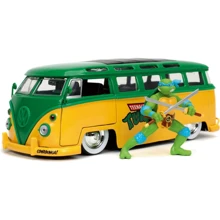 Машинка металлическая Jada Volkswagen микроавтобус (1963) Черепашки-ниндзя с фигуркой Леонардо, масштаб 1:24 (253285000): Тип Готовая модель