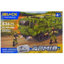 Конструктор iBLOCK КрАЗ Ураган 536 деталей (PL-921-388): Виробник Iblock
