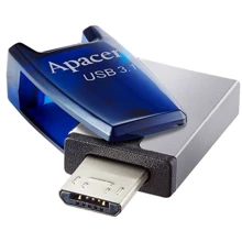 USB-флешка Apacer AH179 16GB USB 3.1/microUSB OTG Blue (AP16GAH179U-1): Стандарт USB USB 3.0 / Micro USB