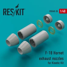 Выхлопные сопла RESKIT для самолёта F-18 Hornet для набора (Kinetic Kit): Производитель RESKIT
