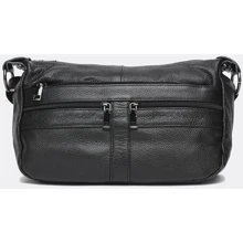 Жіноча сумка через плече Borsa Leather чорна (K1105-black): Стать жіночий