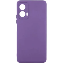 Чехол для телефонов TPU Case Getman Liquid Silk Full Camera Amethyst for Motorola G24: Совместимость Motorola G24