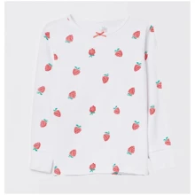Піжамний лонгслів H & M 623765 98-104 см білий: Стать дівчинка