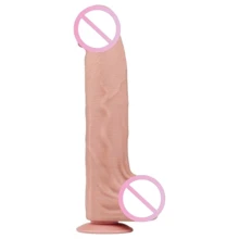 Фаллоимитатор LoveToy Sliding-Skin Dual Layer Dong 14" Flesh: Назначение Вагинальные