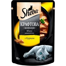 Влажный корм Sheba CRAFT POU для котов с курицей в соусе 12х85 г (3065890138964): Тип Влажный корм