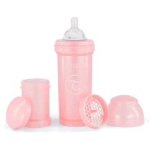 Антиколиковая бутылочка Twistshake с силиконовой соской 260 ml Pearl Pink (78380): Материал полипропилен