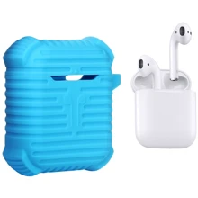 Чехол для наушников Becover Case Protective i-Smile with Belt Blue IPH1371 (702351) for Apple AirPods: undefined undefined