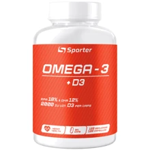 Sporter Omega 3 + D3 120 caps / 120 servings: Пол Унисекс