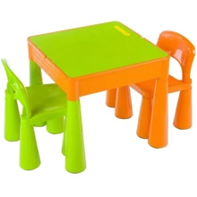 Комплект Tega MAMUT стол+2 стула MT-001 899 green/orange: Тип набор