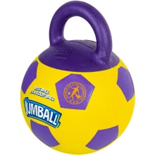 Игрушка для собак Мяч футбольный с ручкой GiGwi Ball резина 26 см (75366): Производитель GiGwi