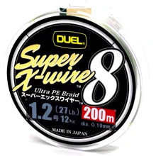 Duel Super X-Wire 8 200m 0.19mm 12.0kg 5Color # 1.2: Тип Шнур