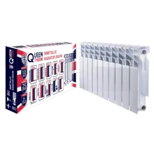 Радіатор біметалічний секційний QUEEN THERM 350/96 (кратно 10, ціна за секцію): Тип радіатора Секционный