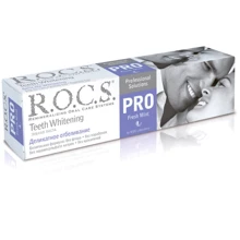 Зубная паста R.O.C.S. Pro Деликатное Отбеливание, Fresh Mint, 135 гр (4607034472191): Назначение Отбеливание