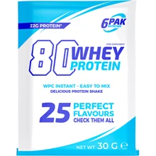 Протеин 6PAK Nutrition 80 Whey Protein 908 g /1 serving/ White Сhocolate Strawberry: Вид Сывороточные