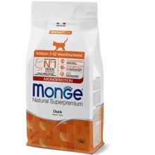 Сухой корм для котов Monge Cat Kitten с уткой 1.5 кг (70011099): Тип Сухой корм
