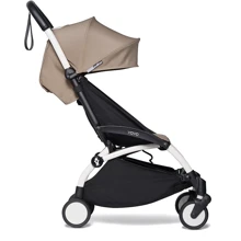 Прогулочная коляска BABYZEN YOYO² Plus 6+ (капюшон, матрасик) Taupe/Бежевый (белая рама): Тип коляски Прогулочная