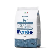 Сухой корм для кошек Monge Cat Monoprotein Sterilised с форелью 0.4 кг (70005463): Тип Сухой корм