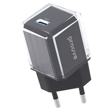 Зарядное устройство Proove Wall Charger USB-C Pure GaN 30W Black (WCPU30012201): Особенности Быстрая зарядка, USB-C, Power Delivery (PD)