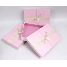 Подарочная коробка Ufo картонная 28х20х6 см розовая (11111-002 28*20*6 PINK прям.): Производитель Ufo