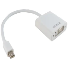 Адаптер ExtraDigital Adapter Apple Mini DisplayPort to DVI 0.15m White (KBD1677): Колір білий