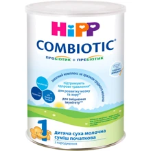 Дитяча Суміш Hipp Combiotic 1, 750 гр (9062300132547): Тип Суміші молочні