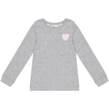 Піжамний лонгслів 9Z6237658 H & M 92 см сірий: Стать дівчинка