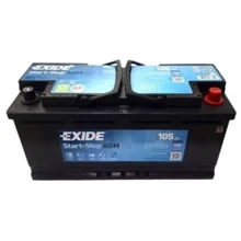 Exide AGM 6СТ-105 Євро (EK1050): Ємність, Ач 105