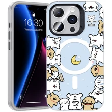 Чехол для iPhone Benks Sky Blue MagSafe for iPhone 15 Pro: Цвет рисунок