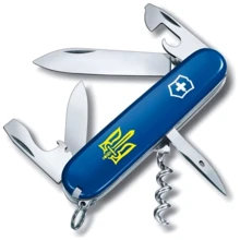 Мультитул Victorinox Spartan Ukraine 91мм/12 функций/синий /Трезубец ОУН желтый (1.3603.2_T0308u): Тип Карманный