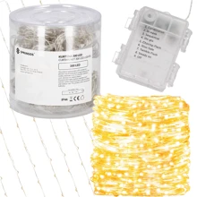 Гирлянда водопад (штора) на батарейках Springos 3 x 3 м 300 LED CL0183 Warm White: Тип Бахрома