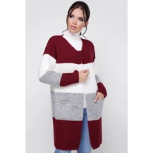 Кардиган 1 For You KDB0002-42-50 42-50 бордовый: Страна производитель Украина