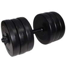 Гантель Newt Rock pro 15.5 кг наборная композитная в пластиковой оболочке (NE-PL-G-015): Вес гантели, кг 15.5