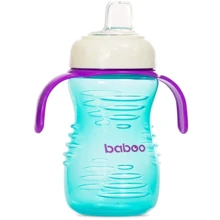 Чашка непроливайка Baboo с силиконовым носиком 260 мл мята (8-124): Производитель Baboo