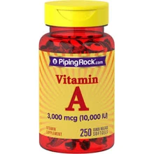 Piping Rock Vitamin A 10000 250 Softgels Витамин A: Тип Витамин A