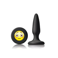 NS Novelties Mojis Mini Plug #OMG маленька анальна пробка, 7x2 см, чорний: Для кого унісекс